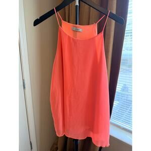 3 for $9 Papaya Coral Chiffon Top Summer L
